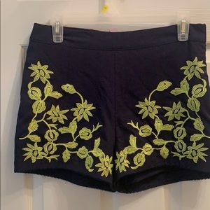 Alya neon floral shorts